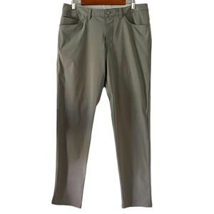 Lululemon Men's ABC Classic 34" Pant In Grey Sage Size 34